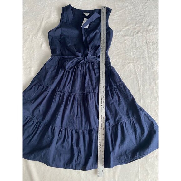 J. Crew Factory Navy Sleeveless Dress - Picture 7 of 10